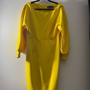 Gabrielle Union Yellow Women's Dress